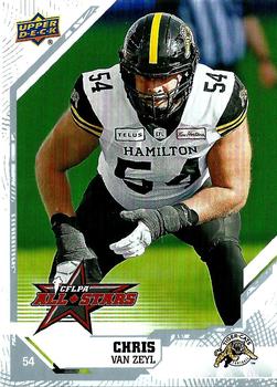 2019 Upper Deck CFLPA All-Stars #7 Chris Van Zeyl Front