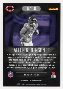 2021 Panini Illusions #6 Allen Robinson II Back