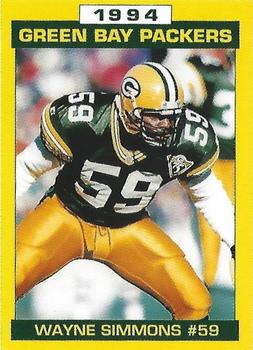 1994 Green Bay Packers Police - Horicon Police Department, John Deere Horicon Works #18 Wayne Simmons Front