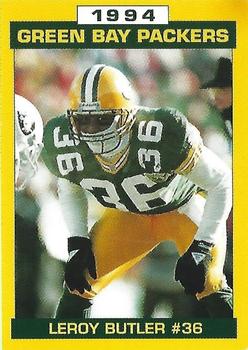 1994 Green Bay Packers Police - Horicon Police Department, John Deere Horicon Works #19 LeRoy Butler Front