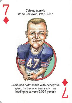 2014 Hero Decks Chicago Bears Football Heroes Playing Cards #7♦ Johnny Morris Front