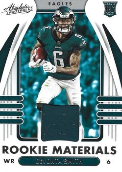 2021 Panini Absolute - Absolute Rookie Materials #ARM-DVS DeVonta Smith Front