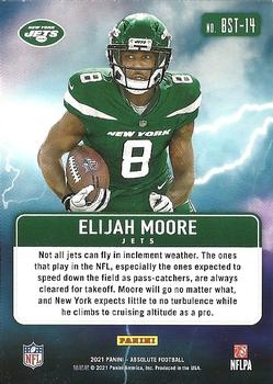 2021 Panini Absolute - By Storm #BST-14 Elijah Moore Back