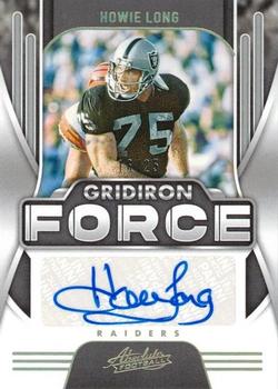 2021 Panini Absolute - Gridiron Force Signatures Gold #GF19 Howie Long Front