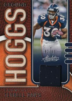 2021 Panini Absolute - Ground Hoggs Materials #GH27 Terrell Davis Front