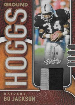 2021 Panini Absolute - Ground Hoggs Materials Prime #GH23 Bo Jackson Front