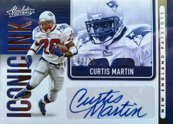 2021 Panini Absolute - Iconic Ink #II7 Curtis Martin Front