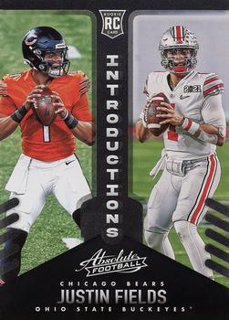 2021 Panini Absolute - Introductions #INT-8 Justin Fields Front