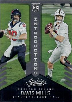 2021 Panini Absolute - Introductions #INT-18 Davis Mills Front