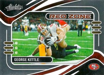 2021 Panini Absolute - Red Zone #RZ6 George Kittle Front