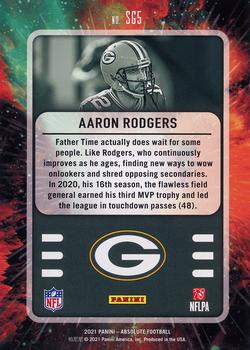 2021 Panini Absolute - Star Gazing #SG5 Aaron Rodgers Back
