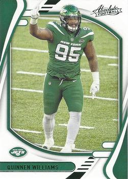 2021 Panini Absolute - Green #90 Quinnen Williams Front