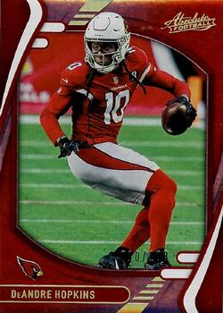 2021 Panini Absolute - Spectrum Red #18 DeAndre Hopkins Front