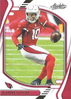 2021 Panini Absolute - Yellow #18 DeAndre Hopkins Front