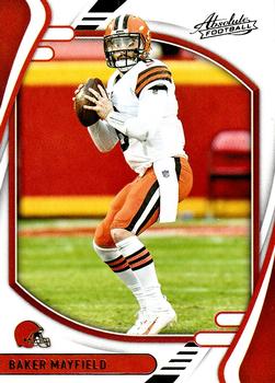 2021 Panini Absolute - Yellow #45 Baker Mayfield Front