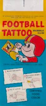 1960 Topps Tattoos #NNO Detroit Lions Back