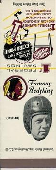 1960-61 1st Federal Savings Washington Redskins Matchbooks #NNO Bo Russell Front