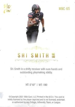2021 Wild Card Matte White #MBC-65 Shi Smith Back