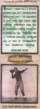 1934 Diamond Matchbook Covers #NNO Jack Beynon Front