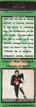 1934 Diamond Matchbook Covers #NNO George Chapman Front