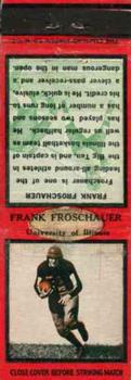 1934 Diamond Matchbook Covers #NNO Frank Froschauer Front