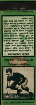 1934 Diamond Matchbook Covers #NNO Chuck Galbreath Front