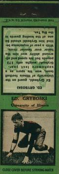 1934 Diamond Matchbook Covers #NNO Ed Gryboski Front