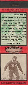 1935 Diamond Matchbook Covers #NNO Tony Blazine Front