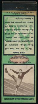 1935 Diamond Matchbook Covers #NNO John Bond Front