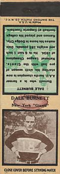 1935 Diamond Matchbook Covers #NNO Dale Burnett Front