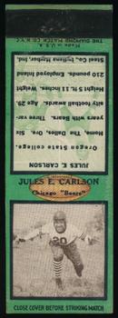 1935 Diamond Matchbook Covers #NNO Zuck Carlson Front