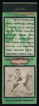 1935 Diamond Matchbook Covers #NNO Fred Crawford Front