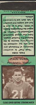 1935 Diamond Matchbook Covers #NNO Paul Cuba Front
