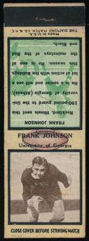 1935 Diamond Matchbook Covers #NNO Frank Johnson Front