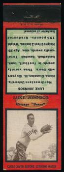 1935 Diamond Matchbook Covers #NNO Luke Johnsos Front
