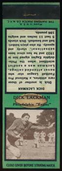 1935 Diamond Matchbook Covers #NNO Rick Lackman Front