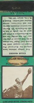 1935 Diamond Matchbook Covers #NNO Ed Manske Front