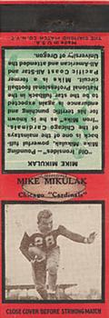 1935 Diamond Matchbook Covers #NNO Mike Mikulak Front