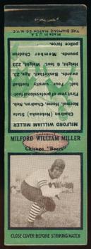 1935 Diamond Matchbook Covers #NNO Milford Miller Front