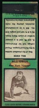 1935 Diamond Matchbook Covers #NNO Bill Owen Front