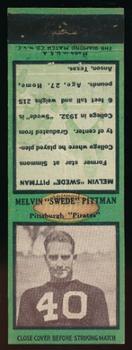1935 Diamond Matchbook Covers #NNO Melvin Pittman Front
