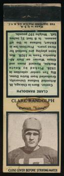 1935 Diamond Matchbook Covers #NNO Clare Randolph Front