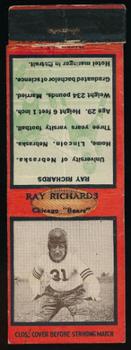 1935 Diamond Matchbook Covers #NNO Ray Richards Front