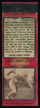 1935 Diamond Matchbook Covers #NNO James Stacy Front