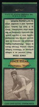 1935 Diamond Matchbook Covers #NNO Vince Zizak Front