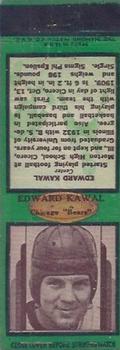 1936 Diamond Matchbook Covers #NNO Eddie Kawal Front