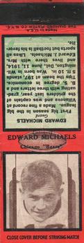 1936 Diamond Matchbook Covers #NNO Edward Michaels Front