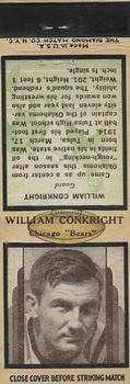 1937 Diamond Matchbook Covers #NNO William Conkright Front
