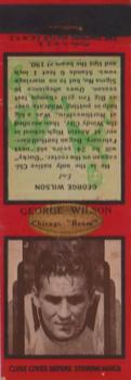 1937 Diamond Matchbook Covers #NNO George Wilson Front