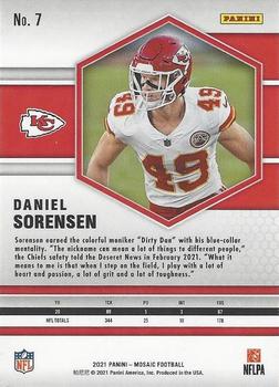 2021 Panini Mosaic #7 Daniel Sorensen Back